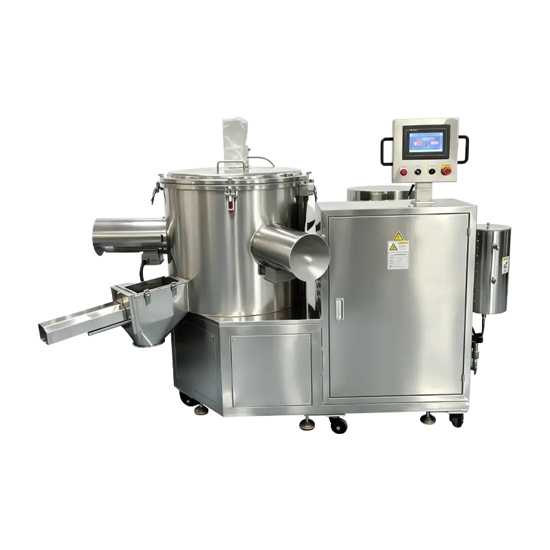 200L Industrial High Shear medicamine pulveris Mixer cum Triplici Chopper